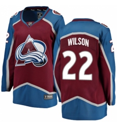 Women's Colorado Avalanche #22 Colin Wilson Fanatics Branded Maroon Home Breakaway NHL Jersey