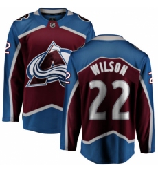 Youth Colorado Avalanche #22 Colin Wilson Fanatics Branded Maroon Home Breakaway NHL Jersey
