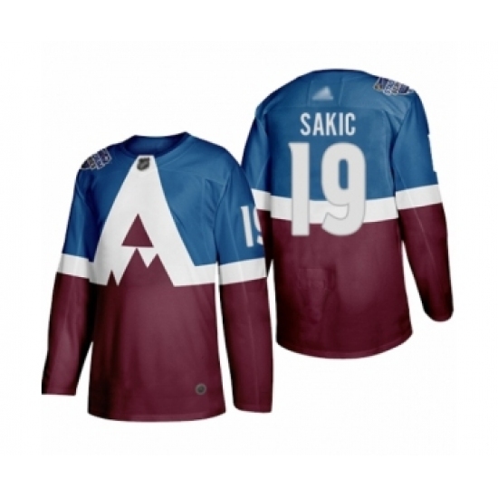 Youth Colorado Avalanche #19 Joe Sakic Authentic Burgundy Blue 2020 Stadium Series Hockey Jersey Youth Colorado Avalanche #19 Joe Sakic Authentic Burgundy Blue 2020 Stadium Series Hockey Jersey