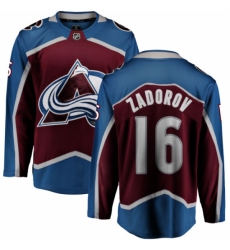 Men's Colorado Avalanche #16 Nikita Zadorov Fanatics Branded Maroon Home Breakaway NHL Jersey