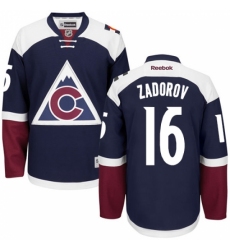 Youth Reebok Colorado Avalanche #16 Nikita Zadorov Authentic Blue Third NHL Jersey