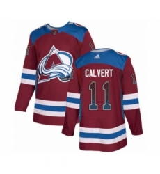 Men's Adidas Colorado Avalanche #11 Matt Calvert Authentic Burgundy Drift Fashion NHL Jersey