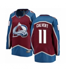 Women's Colorado Avalanche #11 Matt Calvert Authentic Maroon Home Fanatics Branded Breakaway NHL Jersey