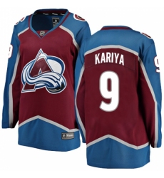 Women's Colorado Avalanche #9 Paul Kariya Fanatics Branded Maroon Home Breakaway NHL Jersey Women's Colorado Avalanche #9 Paul Kariya Fanatics Branded Maroon Home Breakaway NHL Jersey