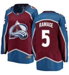 Women's Colorado Avalanche #5 Rob Ramage Fanatics Branded Maroon Home Breakaway NHL Jersey Women's Colorado Avalanche #5 Rob Ramage Fanatics Branded Maroon Home Breakaway NHL Jersey