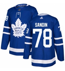Youth Adidas Toronto Maple Leafs #78 Rasmus Sandin Authentic Royal Blue Home NHL Jersey Youth Adidas Toronto Maple Leafs #78 Rasmus Sandin Authentic Royal Blue Home NHL Jersey