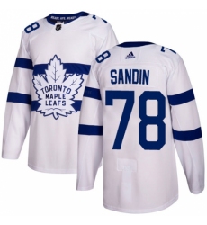 Youth Adidas Toronto Maple Leafs #78 Rasmus Sandin Authentic White 2018 Stadium Series NHL Jersey Youth Adidas Toronto Maple Leafs #78 Rasmus Sandin Authentic White 2018 Stadium Series NHL Jersey