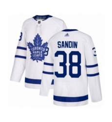 Youth Toronto Maple Leafs #38 Rasmus Sandin Authentic White Away Hockey Jersey Youth Toronto Maple Leafs #38 Rasmus Sandin Authentic White Away Hockey Jersey