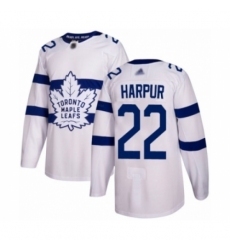 Men's Toronto Maple Leafs #22 Ben Harpur Authentic White 2018 Stadium Series Hockey Jersey