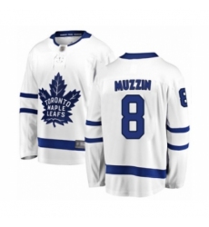 Men's Toronto Maple Leafs #8 Jake Muzzin Authentic White Away Fanatics Branded Breakaway Hockey Jersey Men's Toronto Maple Leafs #8 Jake Muzzin Authentic White Away Fanatics Branded Breakaway Hockey Jersey