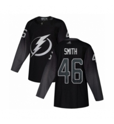 Youth Tampa Bay Lightning #46 Gemel Smith Authentic Black Alternate Hockey Jersey