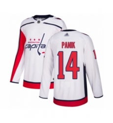 Men's Washington Capitals #14 Richard Panik Authentic White Away Hockey Jersey
