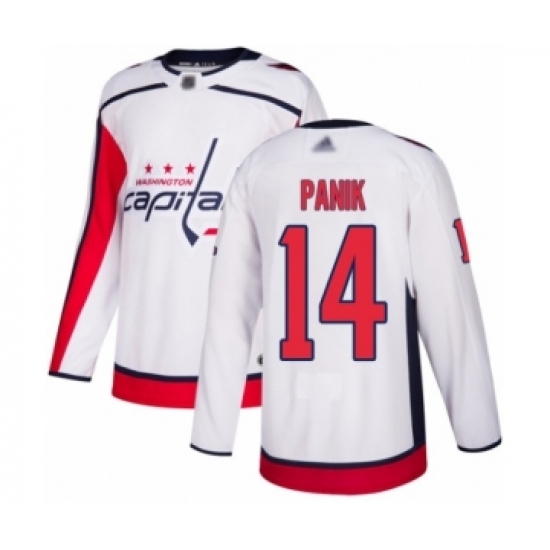 Men's Washington Capitals #14 Richard Panik Authentic White Away Hockey Jersey Men's Washington Capitals #14 Richard Panik Authentic White Away Hockey Jersey