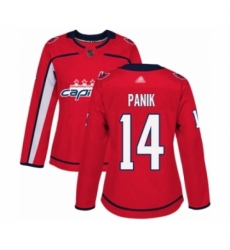 Women's Washington Capitals #14 Richard Panik Authentic Red Home Hockey Jersey