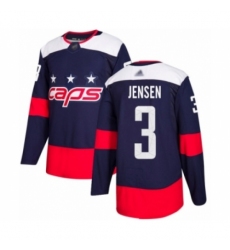 Men's Washington Capitals #3 Nick Jensen Authentic Navy Blue 2018 Stadium Series Hockey Jersey Men's Washington Capitals #3 Nick Jensen Authentic Navy Blue 2018 Stadium Series Hockey Jersey