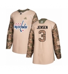 Youth Washington Capitals #3 Nick Jensen Authentic Camo Veterans Day Practice Hockey Jersey Youth Washington Capitals #3 Nick Jensen Authentic Camo Veterans Day Practice Hockey Jersey