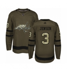 Youth Washington Capitals #3 Nick Jensen Authentic Green Salute to Service Hockey Jersey Youth Washington Capitals #3 Nick Jensen Authentic Green Salute to Service Hockey Jersey