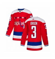 Youth Washington Capitals #3 Nick Jensen Authentic Red Alternate Hockey Jersey Youth Washington Capitals #3 Nick Jensen Authentic Red Alternate Hockey Jersey