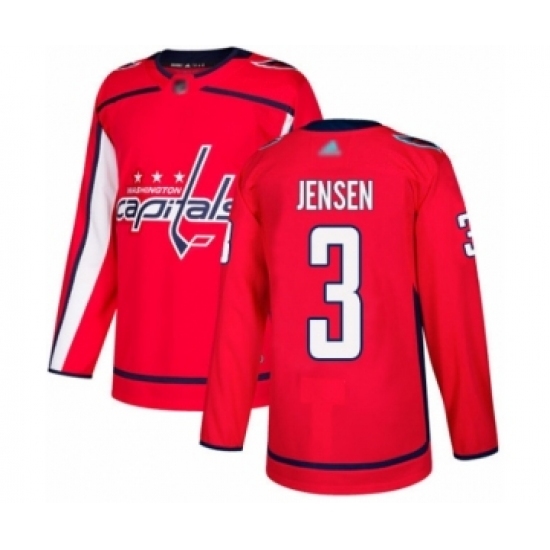 Youth Washington Capitals #3 Nick Jensen Authentic Red Home Hockey Jersey Youth Washington Capitals #3 Nick Jensen Authentic Red Home Hockey Jersey