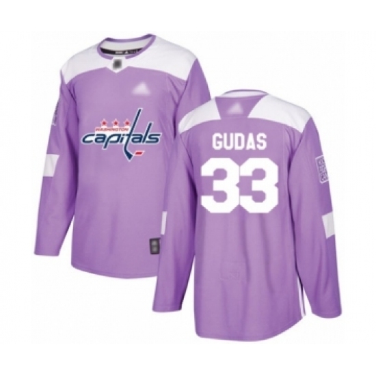 Youth Washington Capitals #33 Radko Gudas Authentic Purple Fights Cancer Practice Hockey Jersey Youth Washington Capitals #33 Radko Gudas Authentic Purple Fights Cancer Practice Hockey Jersey