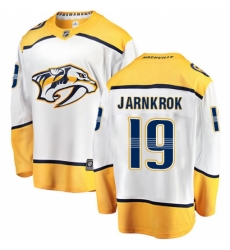 Men's Nashville Predators #19 Calle Jarnkrok Fanatics Branded White Away Breakaway NHL Jersey