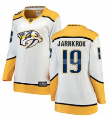 Women's Nashville Predators #19 Calle Jarnkrok Fanatics Branded White Away Breakaway NHL Jersey