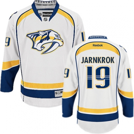 Women's Reebok Nashville Predators #19 Calle Jarnkrok Authentic White Away NHL Jersey Women's Reebok Nashville Predators #19 Calle Jarnkrok Authentic White Away NHL Jersey
