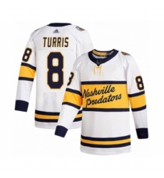 Men's Nashville Predators #8 Kyle Turris Authentic White 2020 Winter Classic Hockey Jersey Men's Nashville Predators #8 Kyle Turris Authentic White 2020 Winter Classic Hockey Jersey