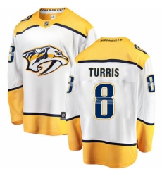 Youth Nashville Predators #8 Kyle Turris Fanatics Branded White Away Breakaway NHL Jersey Youth Nashville Predators #8 Kyle Turris Fanatics Branded White Away Breakaway NHL Jersey
