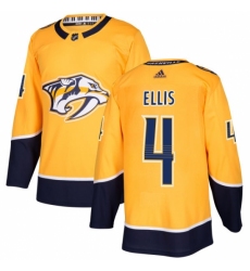 Youth Adidas Nashville Predators #4 Ryan Ellis Authentic Gold Home NHL Jersey Youth Adidas Nashville Predators #4 Ryan Ellis Authentic Gold Home NHL Jersey