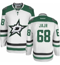 Men's Reebok Dallas Stars #68 Jaromir Jagr Authentic White Away NHL Jersey