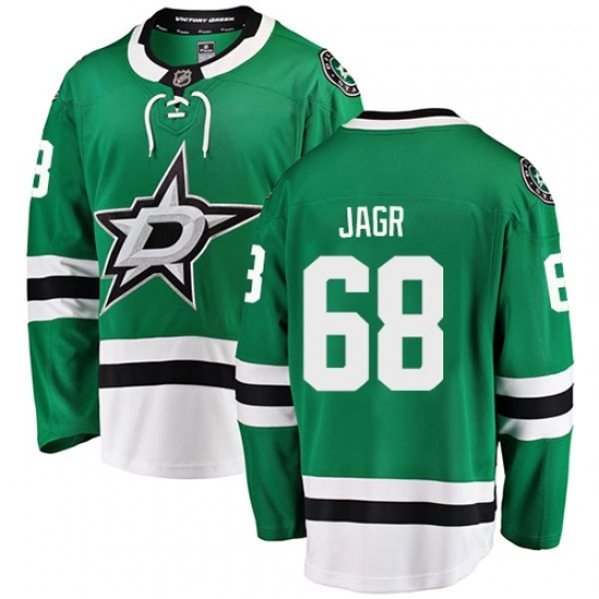 Youth Dallas Stars #68 Jaromir Jagr Fanatics Branded Green Home Breakaway NHL Jersey Youth Dallas Stars #68 Jaromir Jagr Fanatics Branded Green Home Breakaway NHL Jersey