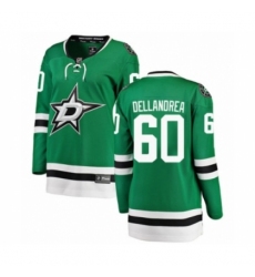 Women's Dallas Stars #60 Ty Dellandrea Authentic Green Home Fanatics Branded Breakaway NHL Jersey