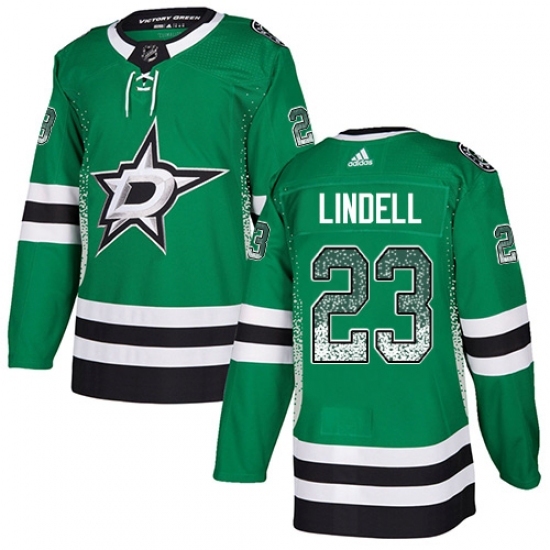 Men's Adidas Dallas Stars #23 Esa Lindell Authentic Green Drift Fashion NHL Jersey Men's Adidas Dallas Stars #23 Esa Lindell Authentic Green Drift Fashion NHL Jersey