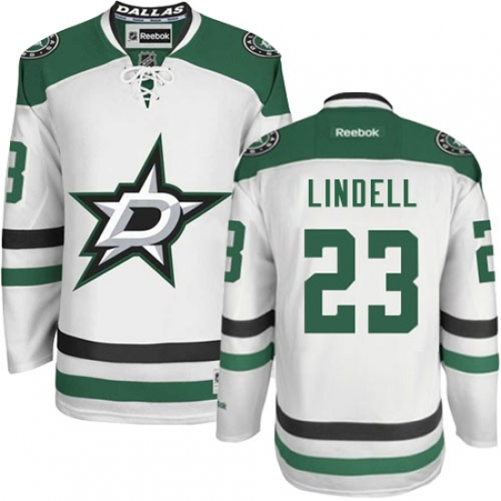 Women's Reebok Dallas Stars #23 Esa Lindell Authentic White Away NHL Jersey Women's Reebok Dallas Stars #23 Esa Lindell Authentic White Away NHL Jersey