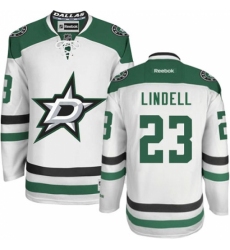Youth Reebok Dallas Stars #23 Esa Lindell Authentic White Away NHL Jersey Youth Reebok Dallas Stars #23 Esa Lindell Authentic White Away NHL Jersey