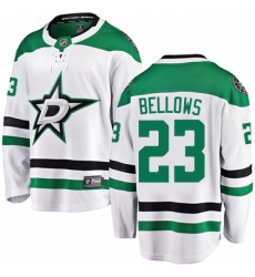 Men's Dallas Stars #23 Brian Bellows Fanatics Branded White Away Breakaway NHL Jersey Men's Dallas Stars #23 Brian Bellows Fanatics Branded White Away Breakaway NHL Jersey