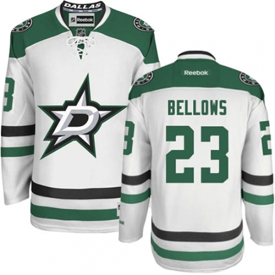 Women's Reebok Dallas Stars #23 Brian Bellows Authentic White Away NHL Jersey Women's Reebok Dallas Stars #23 Brian Bellows Authentic White Away NHL Jersey