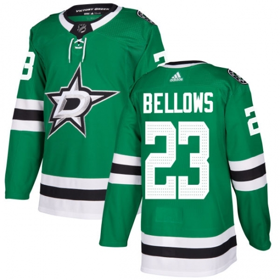 Youth Adidas Dallas Stars #23 Brian Bellows Authentic Green Home NHL Jersey Youth Adidas Dallas Stars #23 Brian Bellows Authentic Green Home NHL Jersey