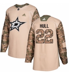 Men's Adidas Dallas Stars #22 Brett Hull Authentic Camo Veterans Day Practice NHL Jersey Men's Adidas Dallas Stars #22 Brett Hull Authentic Camo Veterans Day Practice NHL Jersey