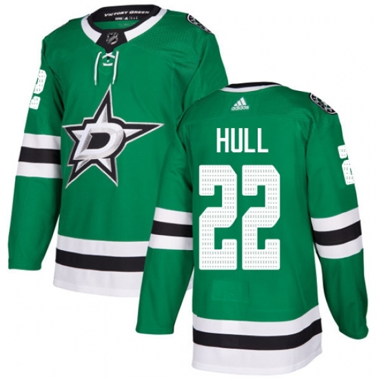 Men's Adidas Dallas Stars #22 Brett Hull Premier Green Home NHL Jersey Men's Adidas Dallas Stars #22 Brett Hull Premier Green Home NHL Jersey