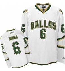 Men's Reebok Dallas Stars #6 Julius Honka Authentic White Third NHL Jersey
