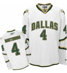 Men's Reebok Dallas Stars #4 Craig Hartsburg Authentic White Third NHL Jersey