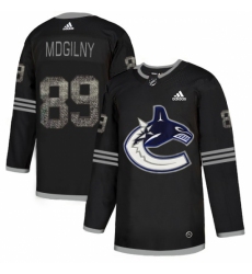 Men's Adidas Vancouver Canucks #89 Alexander Mogilny Black Authentic Classic Stitched NHL Jersey Men's Adidas Vancouver Canucks #89 Alexander Mogilny Black Authentic Classic Stitched NHL Jersey