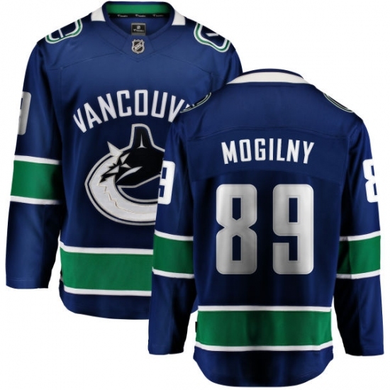 Youth Vancouver Canucks #89 Alexander Mogilny Fanatics Branded Blue Home Breakaway NHL Jersey Youth Vancouver Canucks #89 Alexander Mogilny Fanatics Branded Blue Home Breakaway NHL Jersey