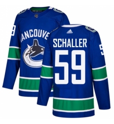 Youth Adidas Vancouver Canucks #59 Tim Schaller Authentic Blue Home NHL Jersey Youth Adidas Vancouver Canucks #59 Tim Schaller Authentic Blue Home NHL Jersey