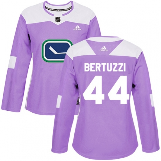 Women's Adidas Vancouver Canucks #44 Todd Bertuzzi Authentic Purple Fights Cancer Practice NHL Jersey Women's Adidas Vancouver Canucks #44 Todd Bertuzzi Authentic Purple Fights Cancer Practice NHL Jersey
