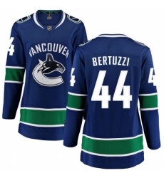 Women's Vancouver Canucks #44 Todd Bertuzzi Fanatics Branded Blue Home Breakaway NHL Jersey Women's Vancouver Canucks #44 Todd Bertuzzi Fanatics Branded Blue Home Breakaway NHL Jersey