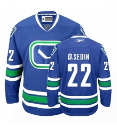 Men's Reebok Vancouver Canucks #22 Daniel Sedin Authentic Royal Blue Third NHL Jersey Men's Reebok Vancouver Canucks #22 Daniel Sedin Authentic Royal Blue Third NHL Jersey
