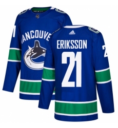 Youth Adidas Vancouver Canucks #21 Loui Eriksson Authentic Blue Home NHL Jersey Youth Adidas Vancouver Canucks #21 Loui Eriksson Authentic Blue Home NHL Jersey